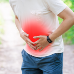 dor abdominal persistente